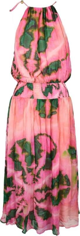 Pinko Fuchsia Jurk voor Vrouwen Roze Dames