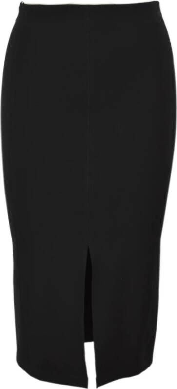 Pinko Elegante Zwarte Rok Limousine Stijl Black Dames