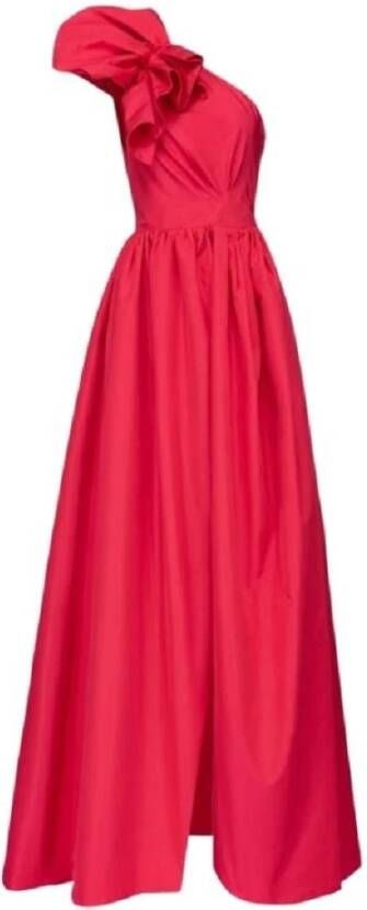 Pinko Long Dress Rood Dames