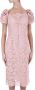 Pinko Casual Jurk Samenstelling 100% Code 101004 Pink Dames - Thumbnail 2