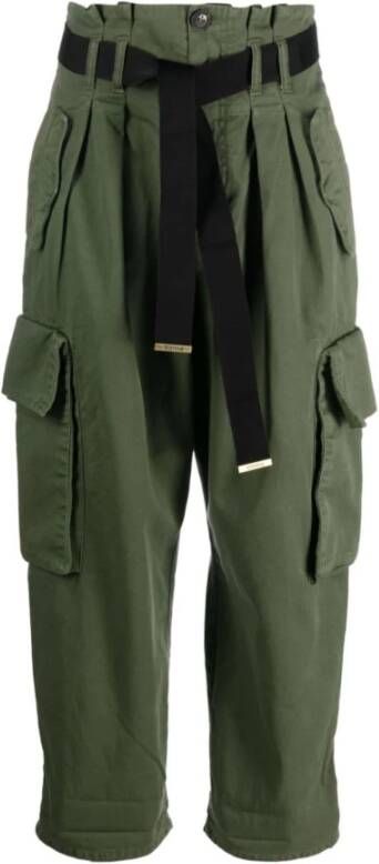 Pinko Groene Broek voor Dames Aw23 Groen Dames