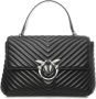 Pinko Quilted schoudertas met chevron patroon Black Dames - Thumbnail 5