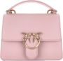Pinko Crossbody bags Love One Top Handle Mini Light in poeder roze - Thumbnail 3