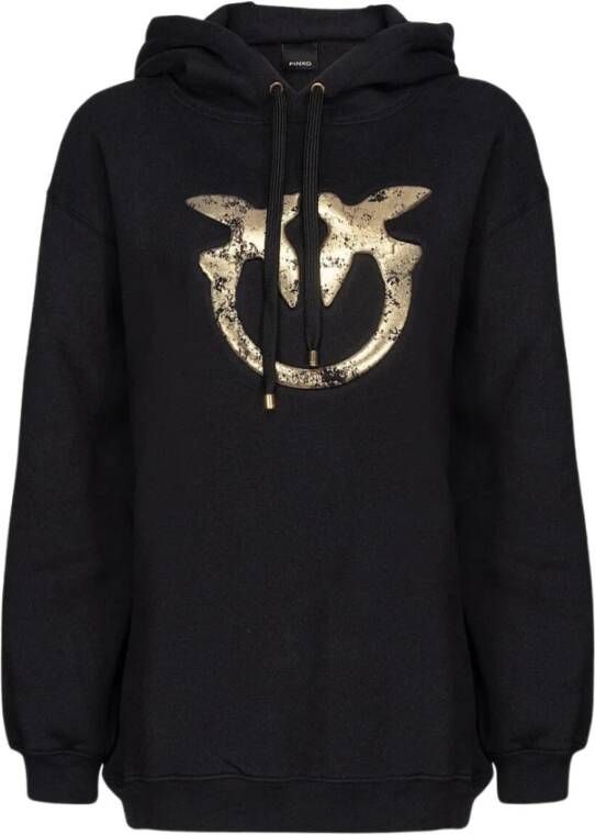 Pinko Hoodies Zwart Dames