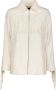Pinko Witte Franje Jas Ritssluiting White Dames - Thumbnail 1