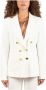 Pinko Stijlvolle Jas White Dames - Thumbnail 3