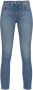 Pinko Casual Aansluitende Hoge Taille Denim Jeans Blue Dames - Thumbnail 1