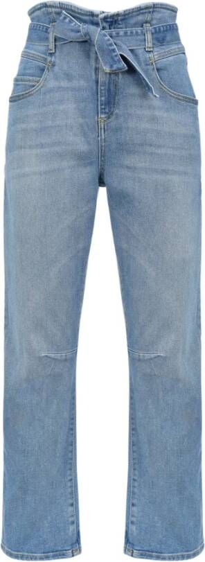 Pinko Jeans Carrot-Fit Con Cintura Art. 1J10R0Y78Nf15 Blauw Dames
