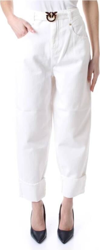 Pinko Wortelstijl Broek White Dames