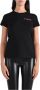 Pinko Jersey katoenen T-shirt met Lady Print Zwart Dames - Thumbnail 4