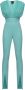 Pinko Trevelin Tuta Crepe Tecnico Stretch + Georgette Stretch Blauw Dames - Thumbnail 6