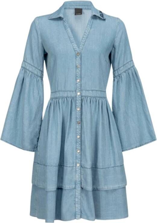 Pinko Jurk Blauw Dames