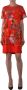Pinko Jurk Rood Dames - Thumbnail 1