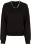 Pinko Marianne Diagonal Sweatshirt Zwart Dames - Thumbnail 3