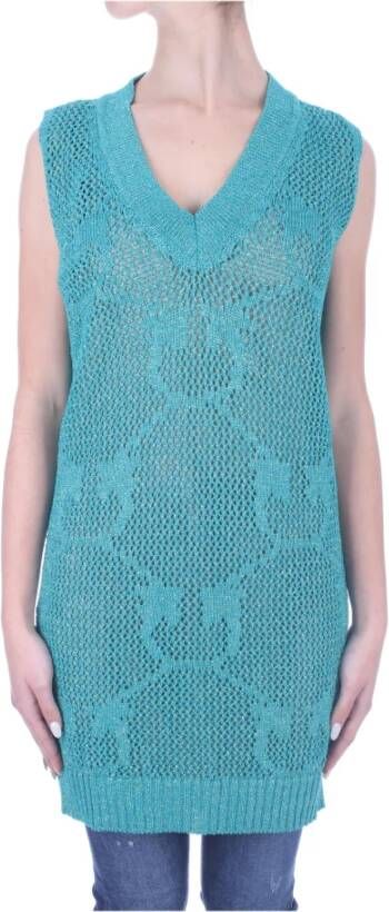 Pinko Sleeveless Knitwear Groen Dames