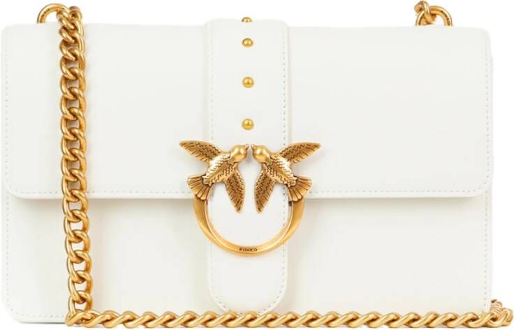 Pinko Schoudertas Samenstelling 100% Code 100053-A0F1-Z14Q White Dames - Foto 9