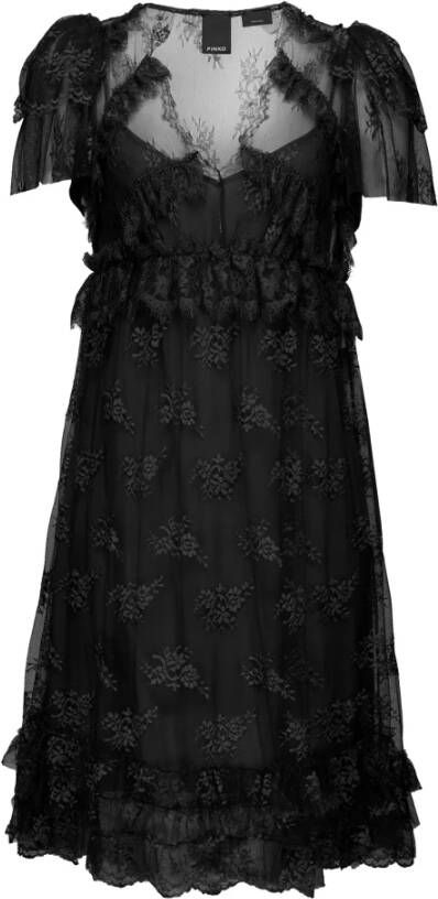 Pinko Lace mini dress Zwart Dames