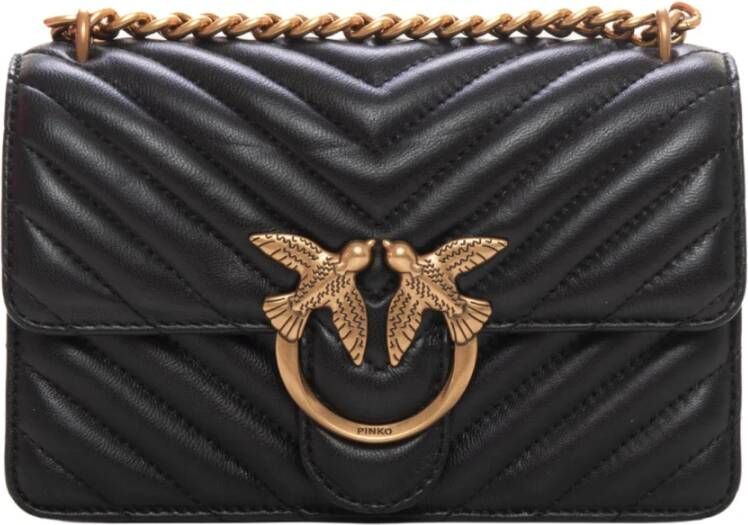 Pinko Leather bag Zwart Dames