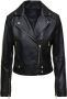 Pinko Leather Jackets Zwart Dames - Thumbnail 1