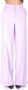 Pinko Elegant Wide Leg Crepe Pants Purple Dames - Thumbnail 2