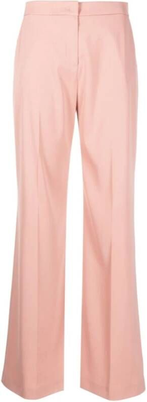 pinko Leather Trousers Roze Dames