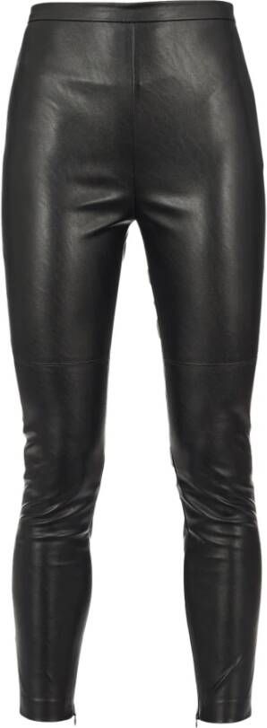 Pinko Elegante Skinny Zwarte Broek Outlet Prijs Black Dames