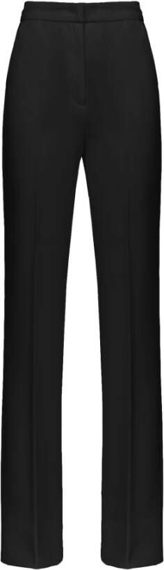 Pinko Elegante Palazzo Broek Zwart Outlet Black Dames