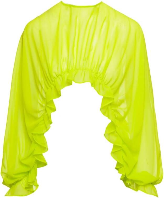 Pinko Long Sleeve Tops Yellow Dames