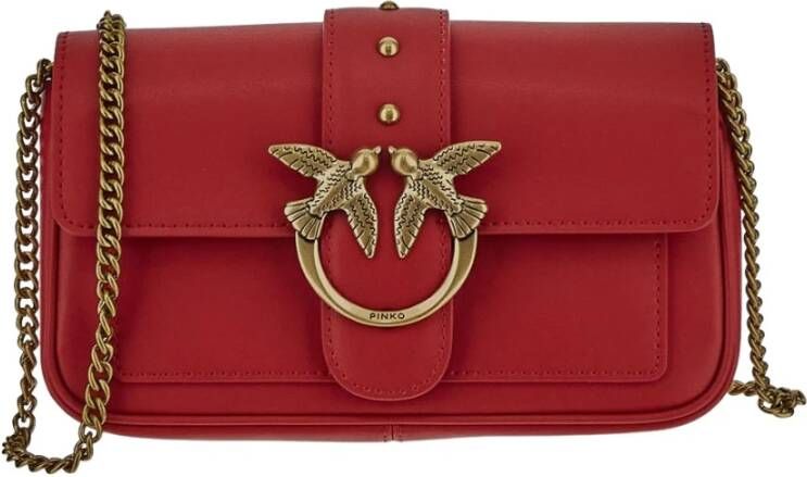 Pinko Love Wallet Bag Simply Rood Dames