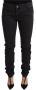 Pinko Stijlvolle Mid Waist Skinny Zwart Denim Black Dames - Thumbnail 1