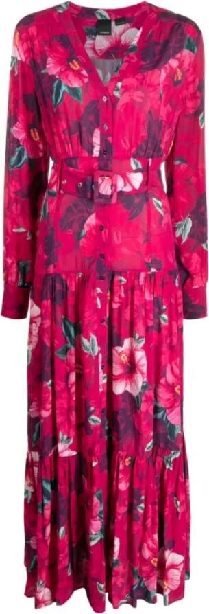 pinko Maxi Dresses Roze Dames