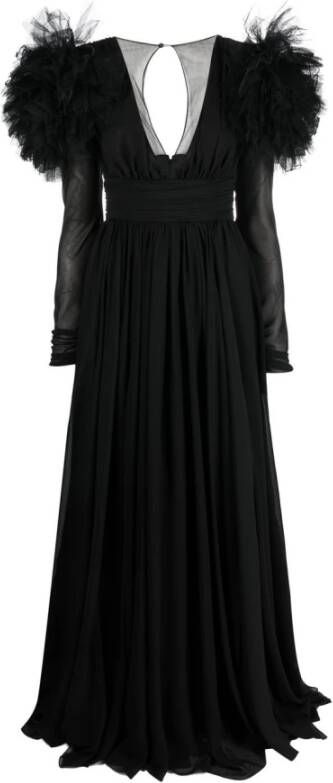 Pinko Maxi Dresses Zwart Dames