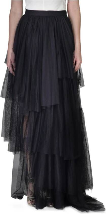 Pinko Maxi Skirts Zwart Dames