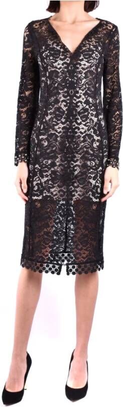 Pinko Midi -jurk Zwart Dames