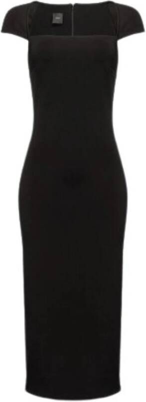 Pinko Midi -jurk Zwart Dames