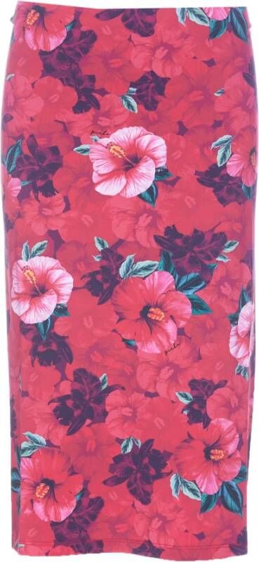 Pinko Midi -rokken Rood Dames