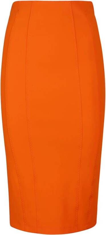 Pinko Midi Skirts Oranje Dames