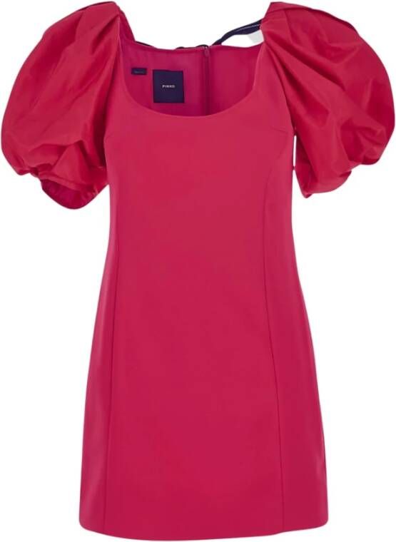 Pinko Mini -jurk met bladermouwen Roze Dames