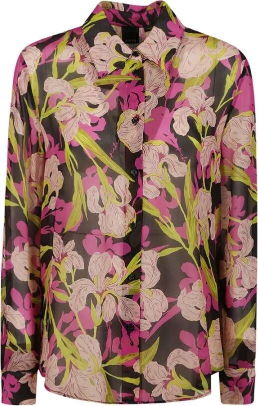 Pinko Multicolor Smorzare Shirt Meerkleurig Dames