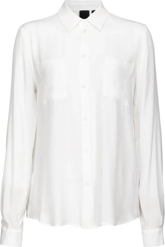 Pinko Nora 2 Camicia Crepe DE Chine Wit Dames