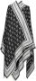 Pinko Omkeerbare poncho met franjes Black Dames - Thumbnail 3