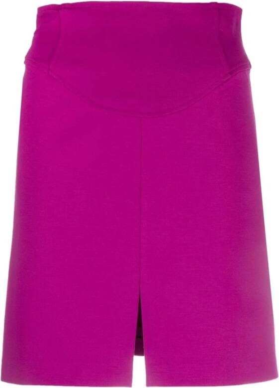 Pinko Orchidee Paarse Hoge Taille Rok Purple Dames