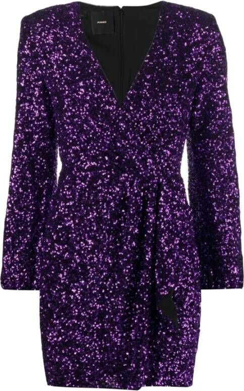Pinko Party Dresses Paars Dames