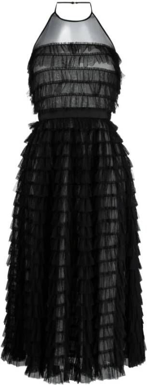Pinko Stunning Party Dress Abito Corrientes Black Dames