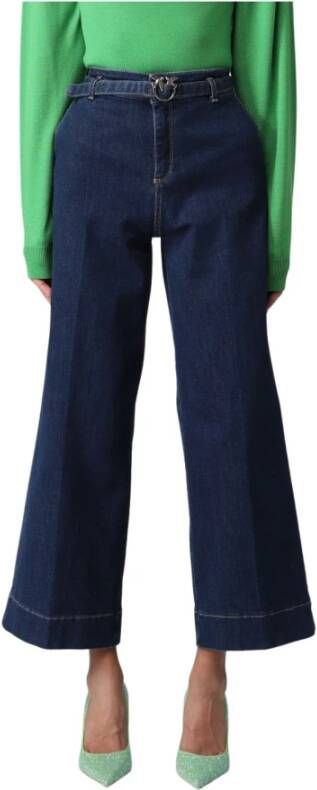 Pinko Peggy 13 Flare Pj777 DIM Blue Stretch Blauw Dames