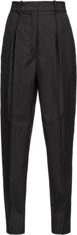 Pinko Pietra 1 Pantalone Lana Tecnica Stretch Zwart Dames