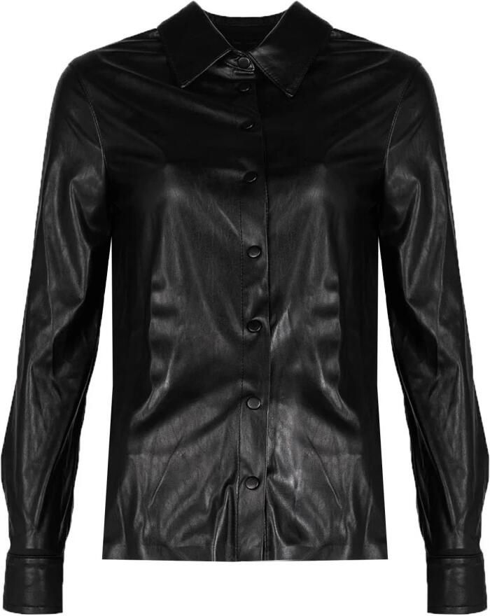 Pinko Zwarte Damesoverhemd Outlet Winter Black Dames - Foto 4