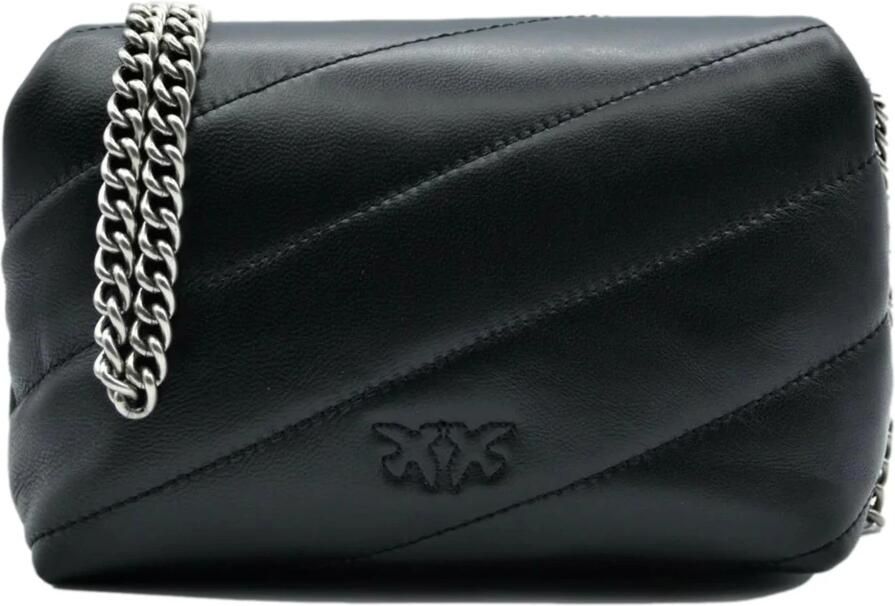 Pinko Hobo bags Love Baby Puff Shoulder Bag in poeder roze - Foto 3
