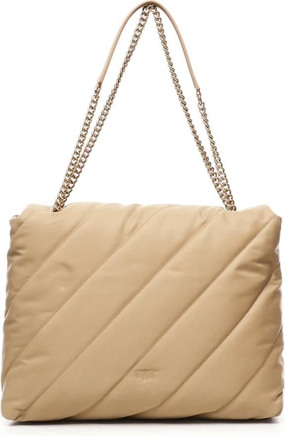 Pinko Beige Love Birds Puff Tas Beige Dames - Foto 3