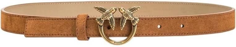 Pinko Stijlvolle Slim-Fit Broek voor Vrouwen Brown Dames